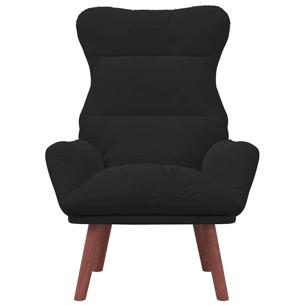 fauteuil Noir 69 x 74 x 93 cm Velours - XIOS