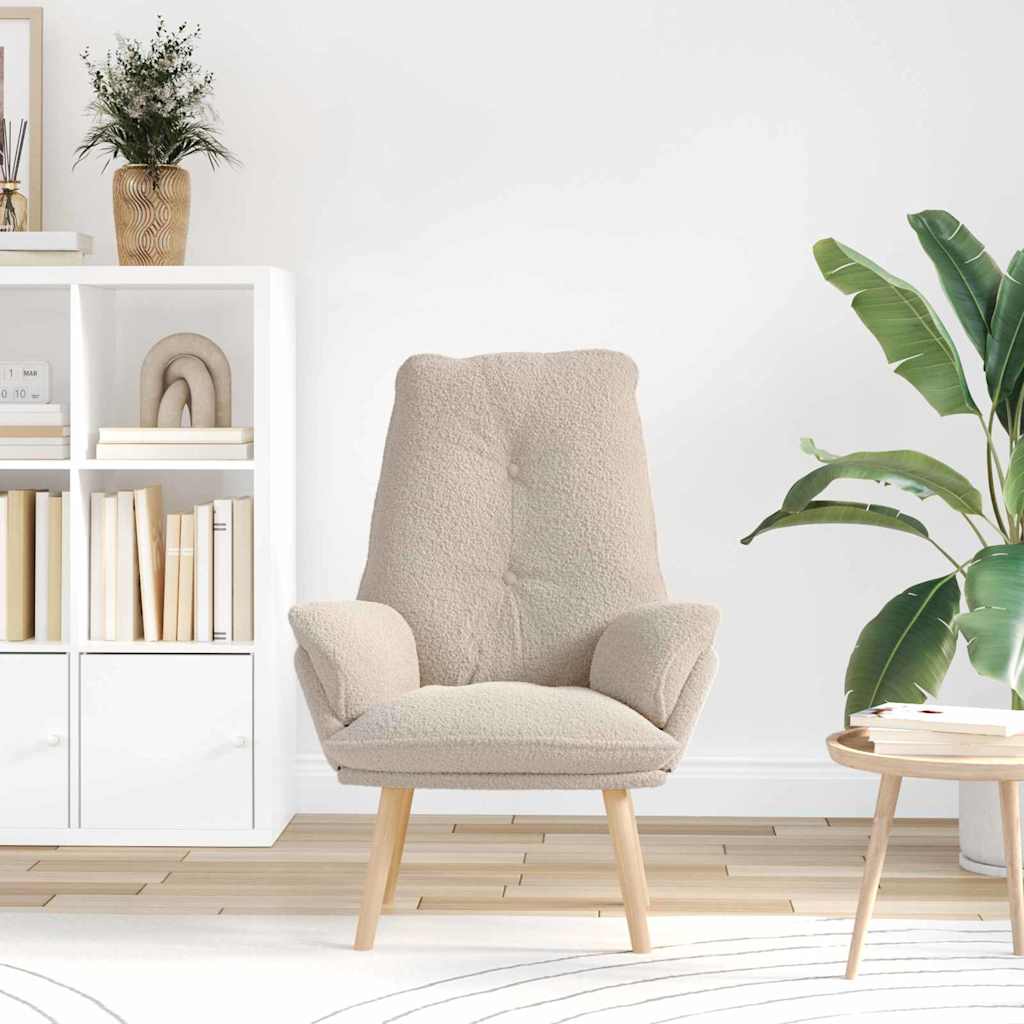 Fauteuil relaxant Gris clair 69 x 74 x 93 cm tissu - XIOS