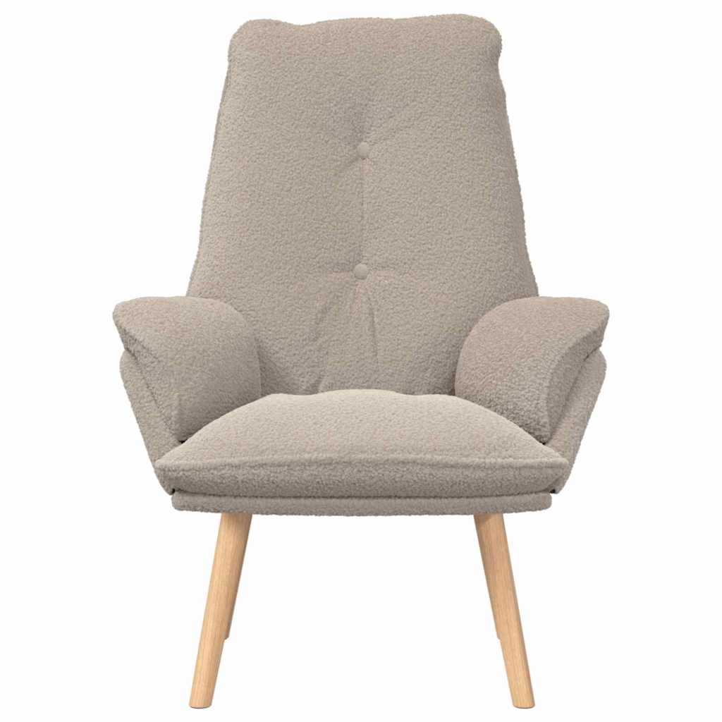 Fauteuil relaxant Gris clair 69 x 74 x 93 cm tissu - XIOS