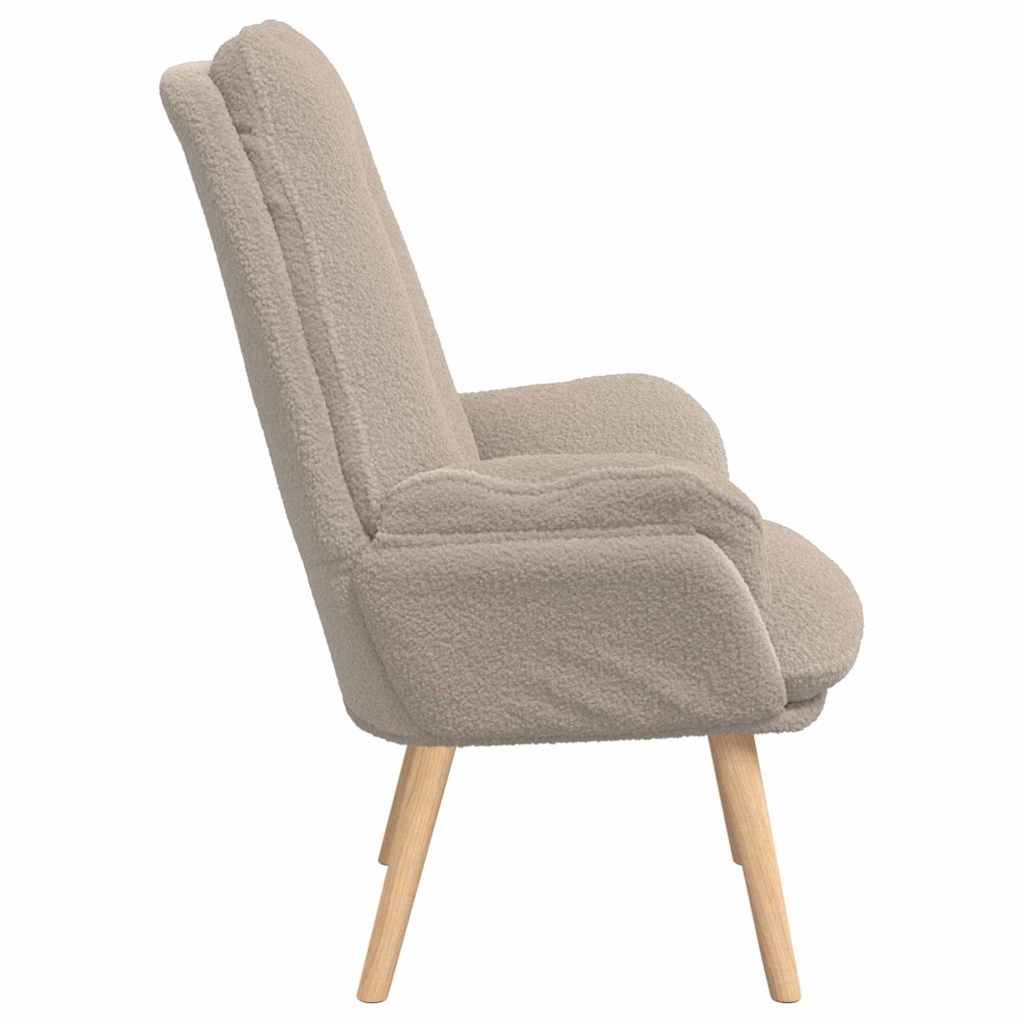 Fauteuil relaxant Gris clair 69 x 74 x 93 cm tissu - XIOS