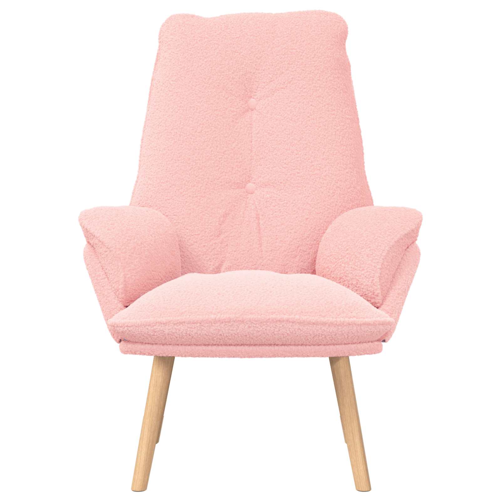 fauteuil Rose 69 x 74 x 93 cm Tissu Sherpa - XIOS