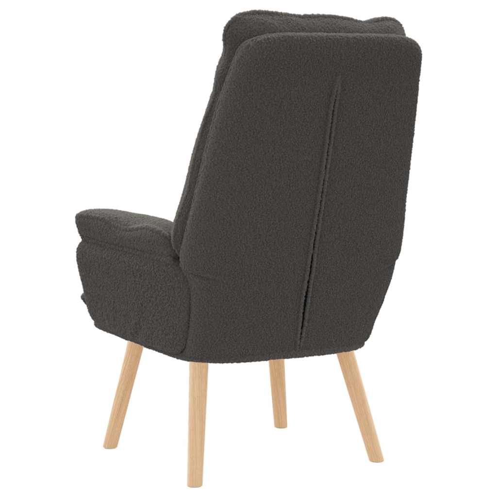 Fauteuil relaxant Gris foncé 69 x 74 x 93 cm tissu - XIOS