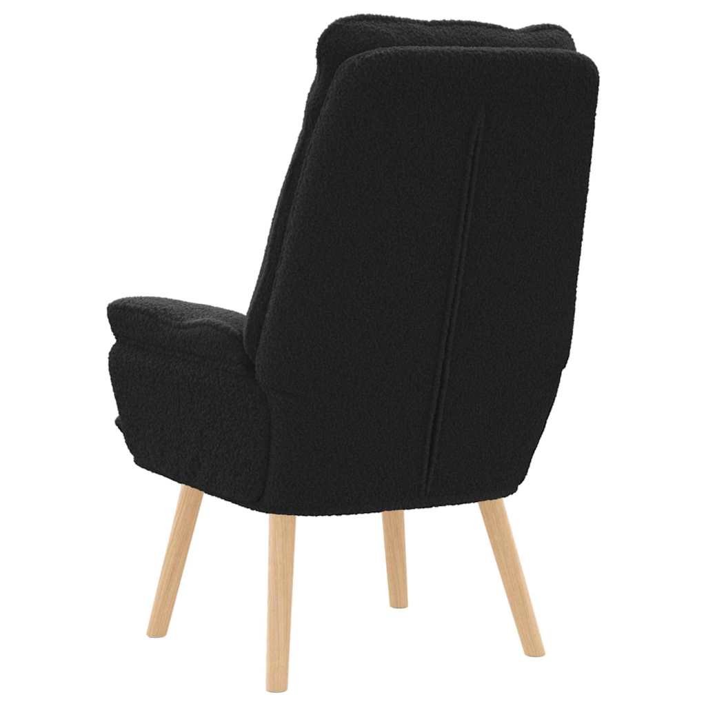 Fauteuil relaxant Noir 69 x 74 x 93 cm tissu - XIOS