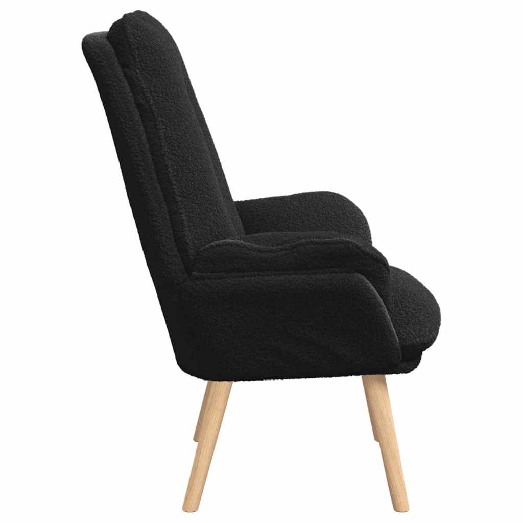 Fauteuil relaxant Noir 69 x 74 x 93 cm tissu - XIOS