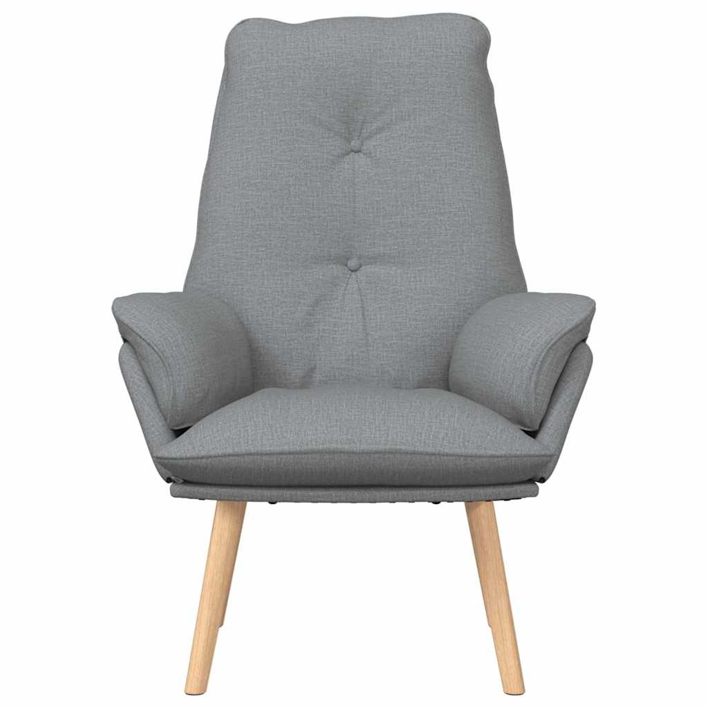 Fauteuil relaxant Gris clair 69 x 74 x 93 cm tissu - XIOS