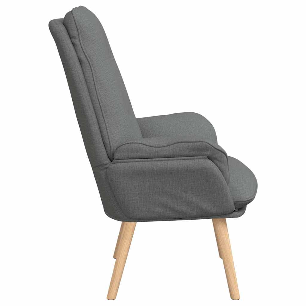 Fauteuil relaxant Gris foncé 69 x 74 x 93 cm tissu - XIOS