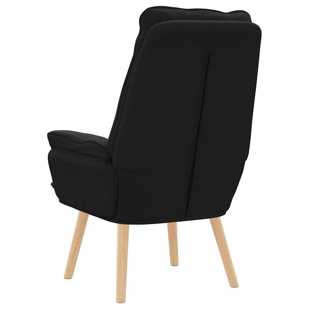 Fauteuil relaxant Noir 69 x 74 x 93 cm tissu - XIOS