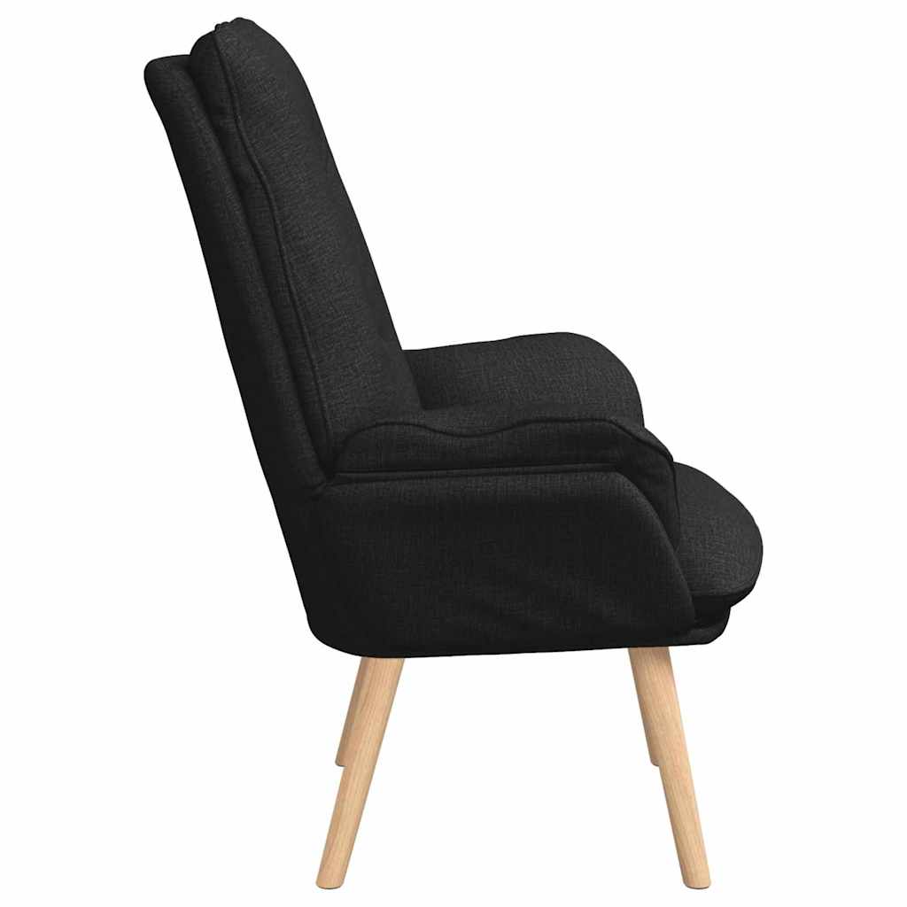Fauteuil relaxant Noir 69 x 74 x 93 cm tissu - XIOS