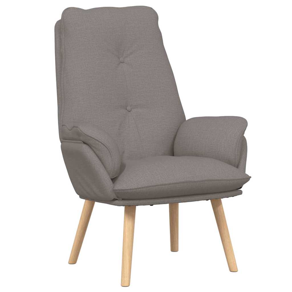 Fauteuil relaxant Taupe 69 x 74 x 93 cm tissu - XIOS