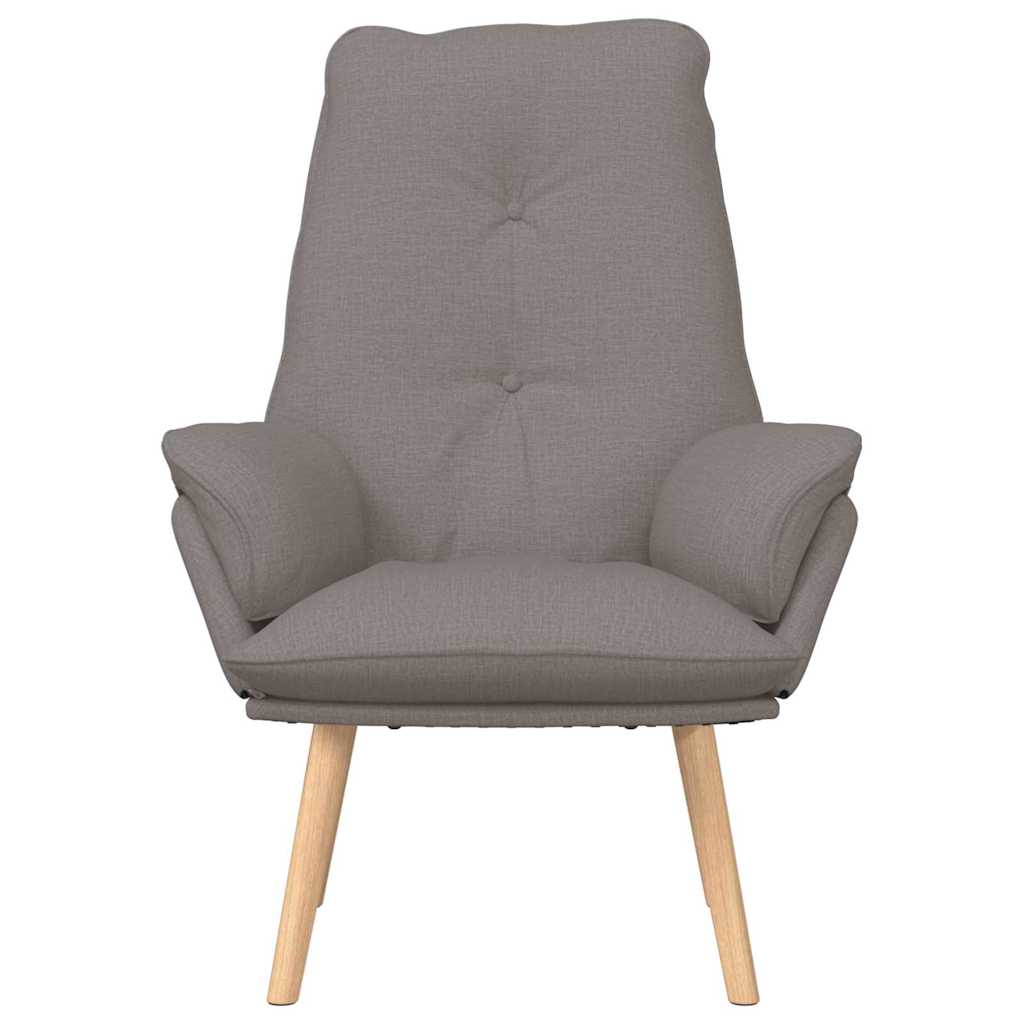 Fauteuil relaxant Taupe 69 x 74 x 93 cm tissu - XIOS