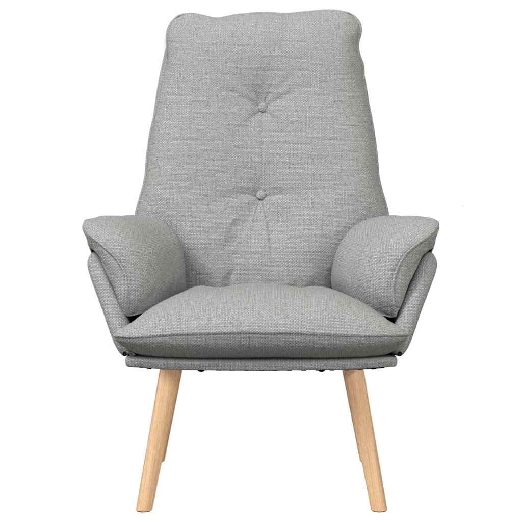 Fauteuil relaxant Gris nuage 69 x 74 x 93 cm tissu - XIOS