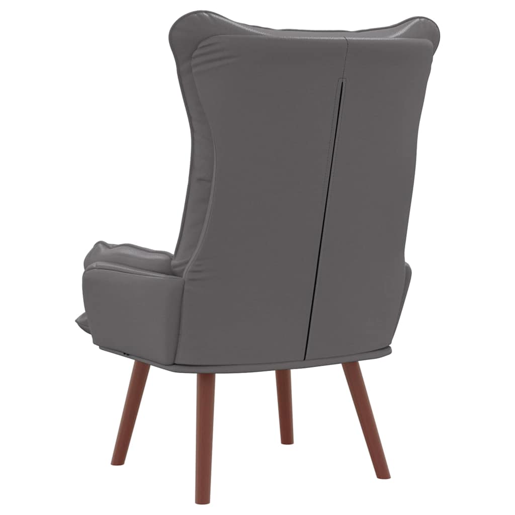 Fauteuil relaxant Gris 69 x 74 x 93 cm Faux cuir - XIOS