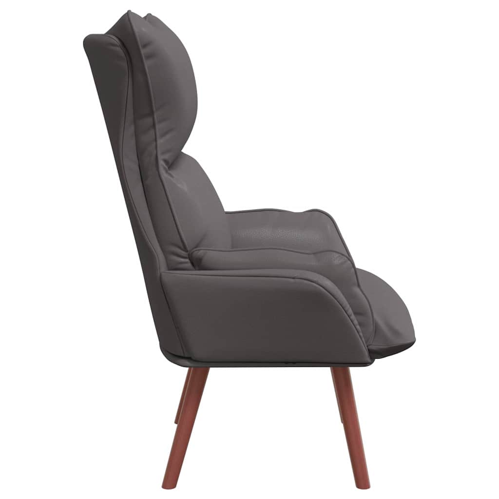Fauteuil relaxant Gris 69 x 74 x 93 cm Faux cuir - XIOS