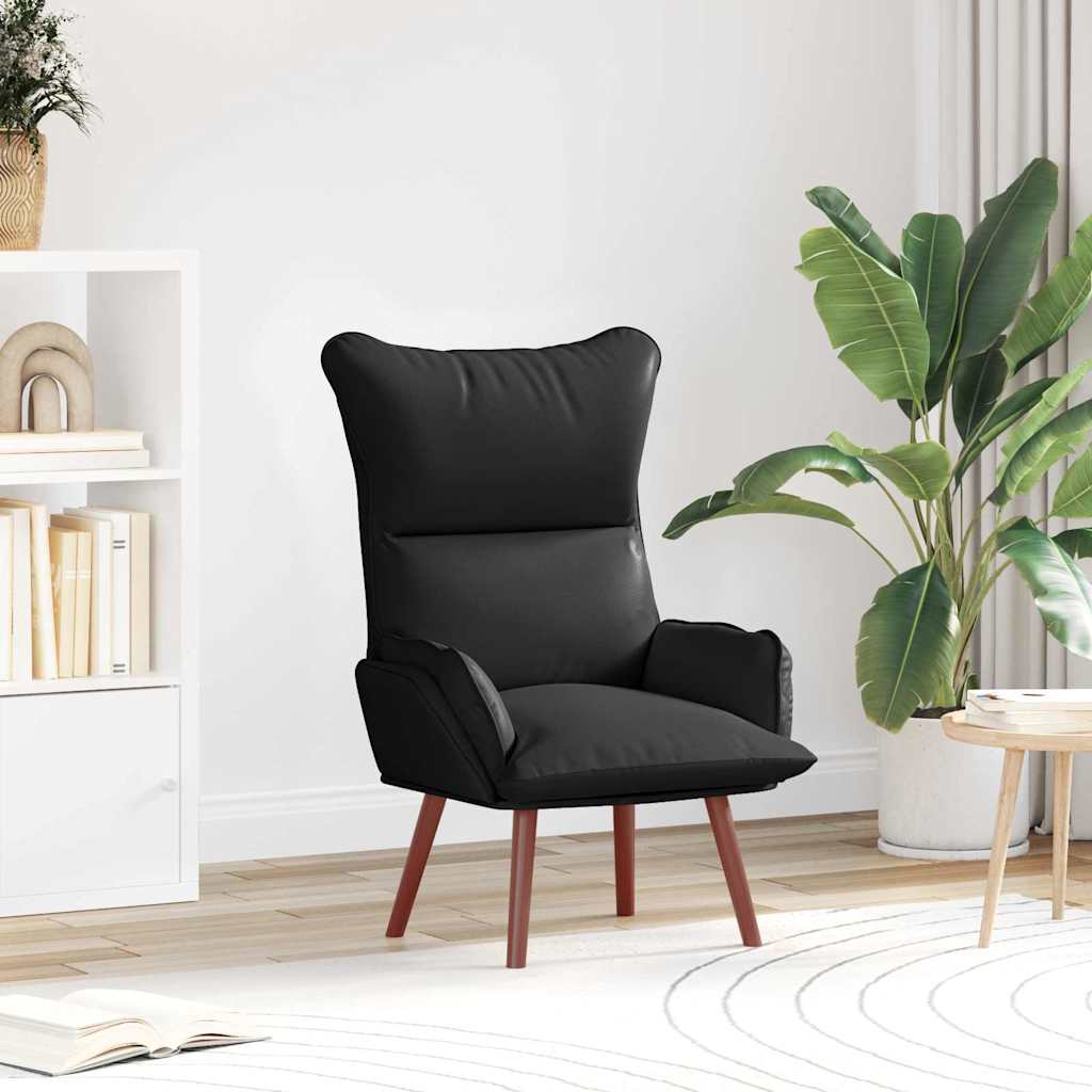Fauteuil relaxant Noir 69 x 74 x 93 cm Faux cuir - XIOS