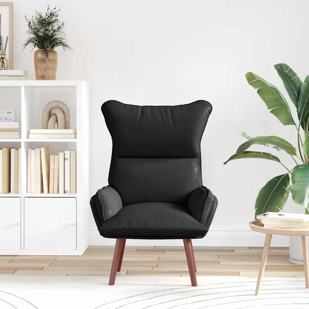 Fauteuil relaxant Noir 69 x 74 x 93 cm Faux cuir - XIOS