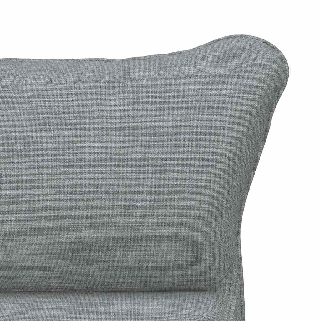 Fauteuil relaxant Gris clair 69 x 74 x 93 cm tissu - XIOS
