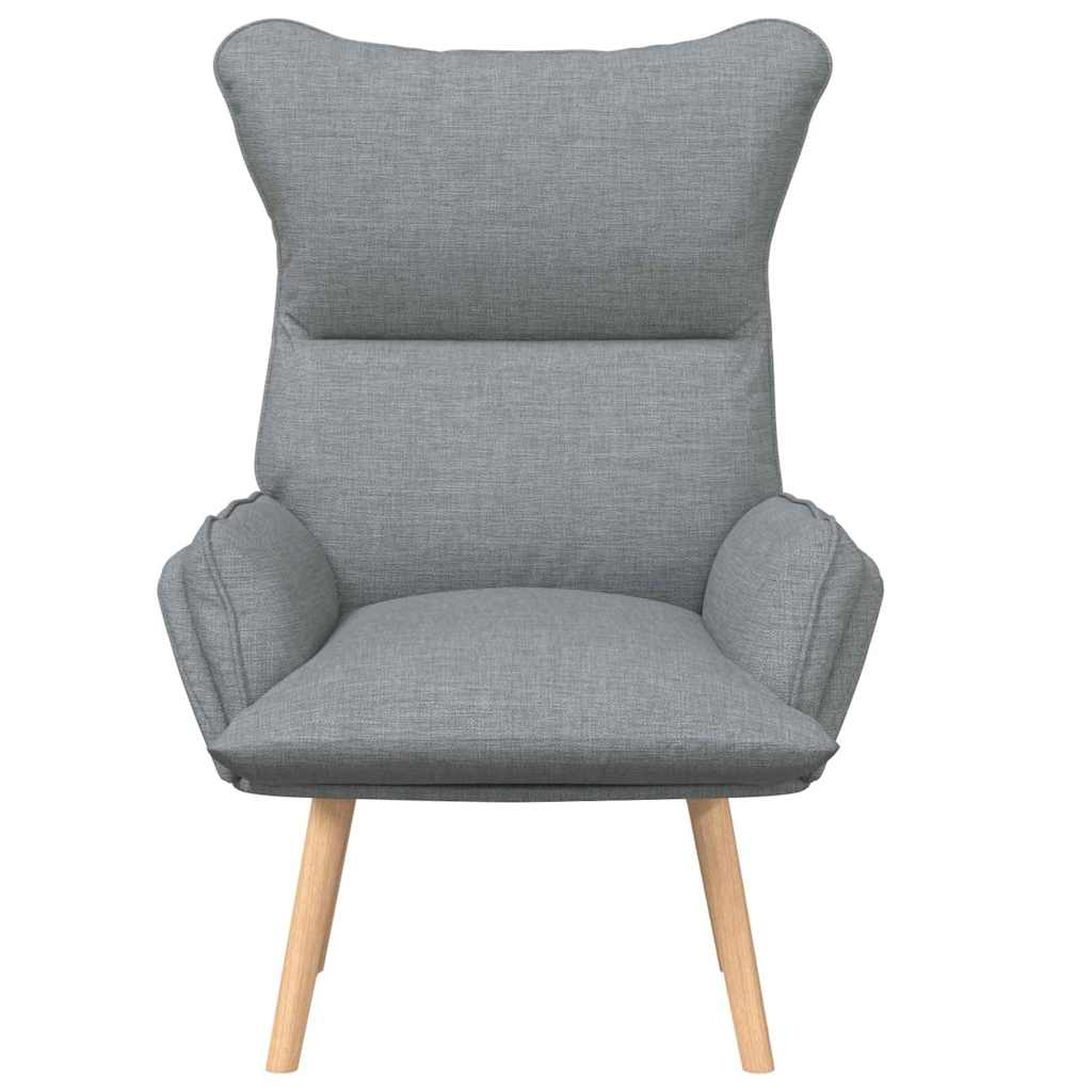 Fauteuil relaxant Gris clair 69 x 74 x 93 cm tissu - XIOS