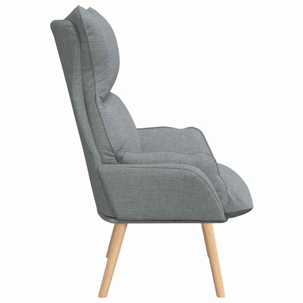 Fauteuil relaxant Gris clair 69 x 74 x 93 cm tissu - XIOS