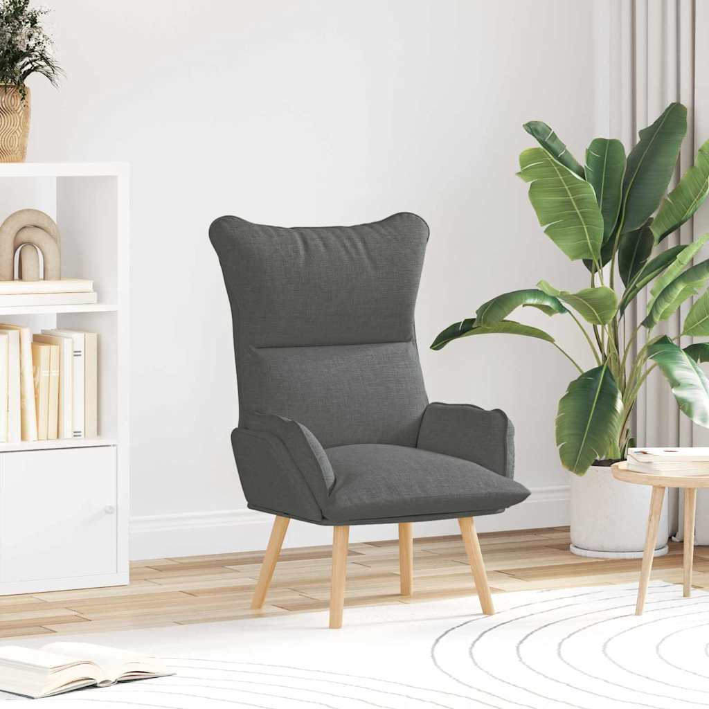 fauteuil Gris foncé 69 x 74 x 93 cm Tissu et Contreplaqué - XIOS