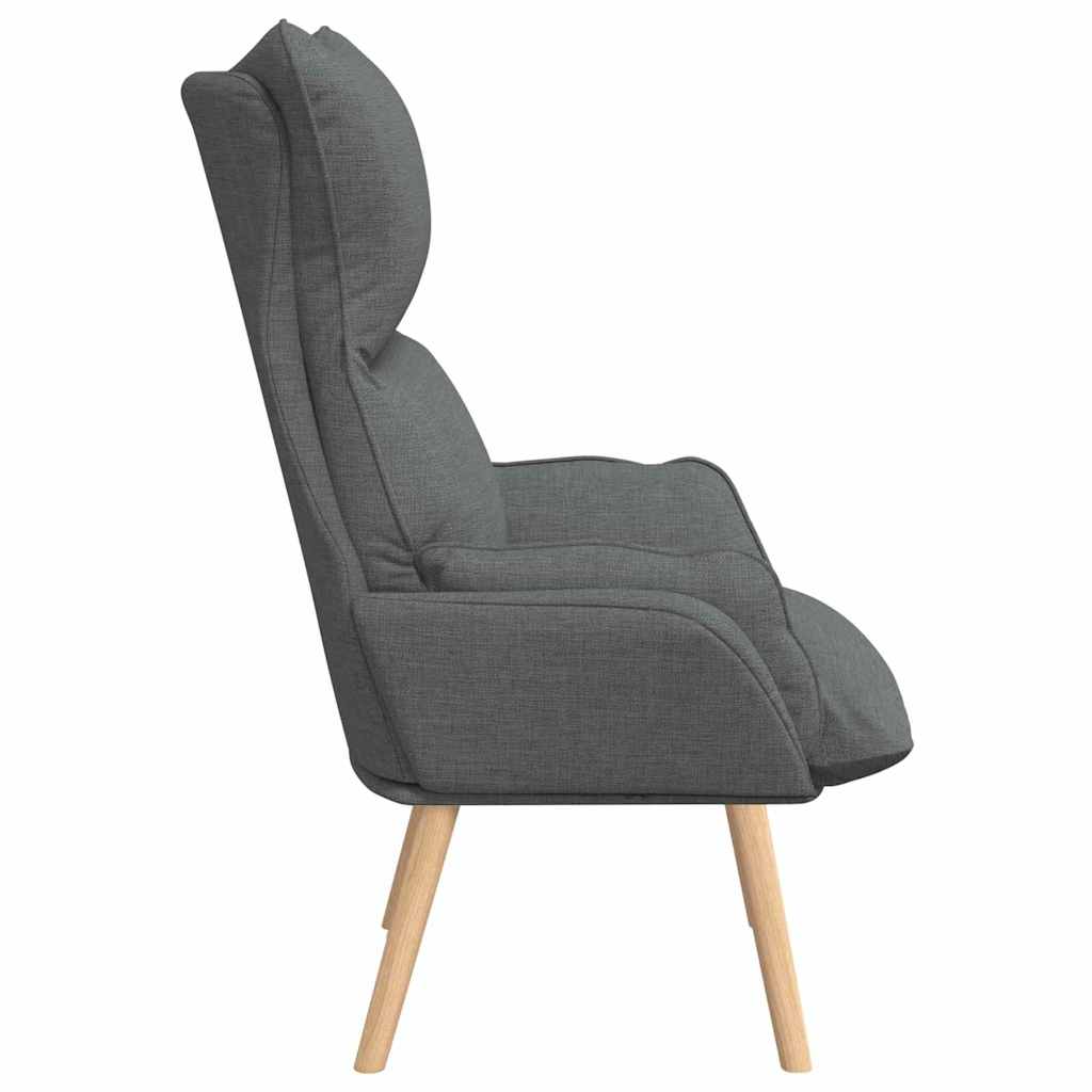 Fauteuil relaxant Gris foncé 69 x 74 x 93 cm tissu - XIOS