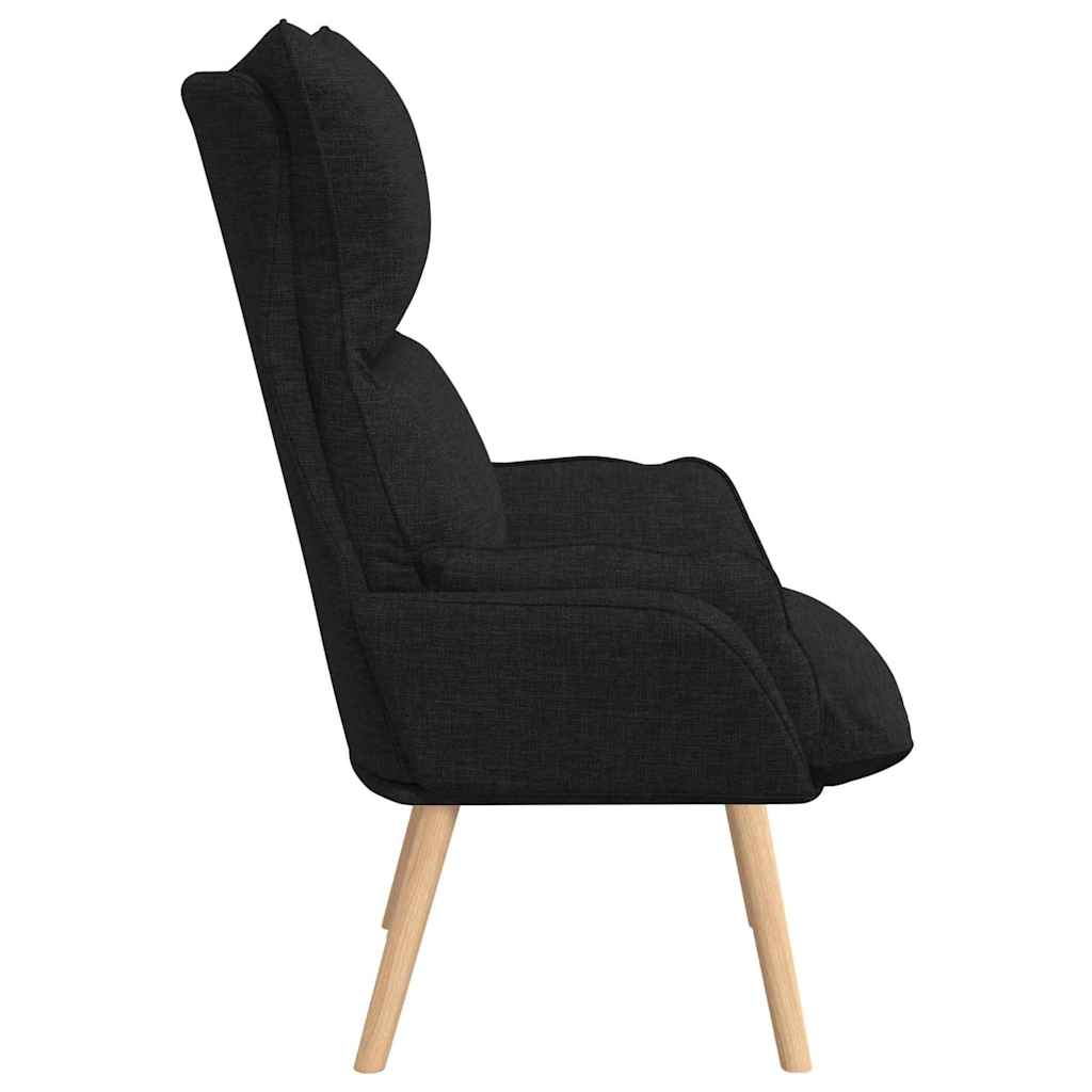 Fauteuil relaxant Noir 69 x 74 x 93 cm tissu - XIOS