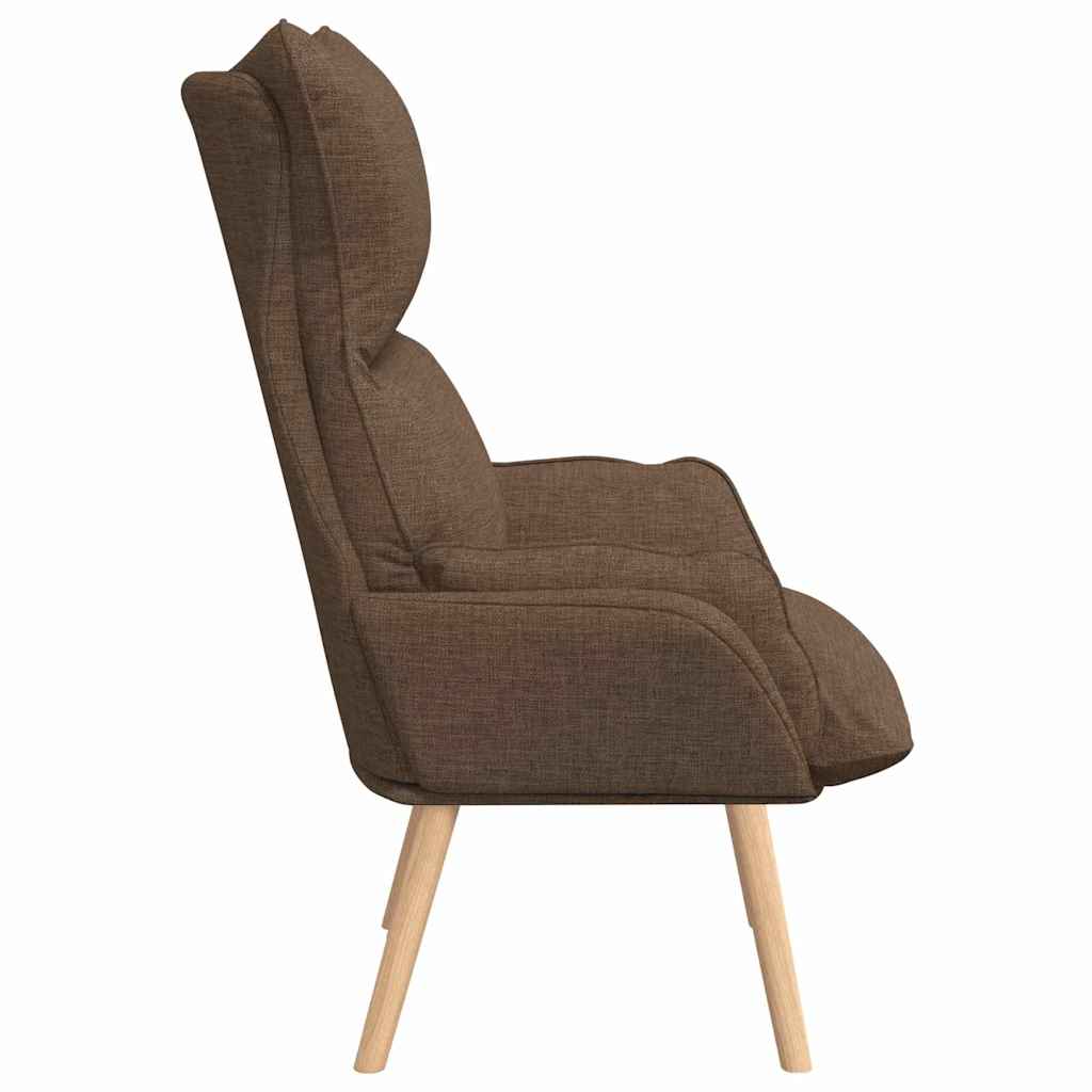 Fauteuil relaxant Marron 69 x 74 x 93 cm tissu - XIOS