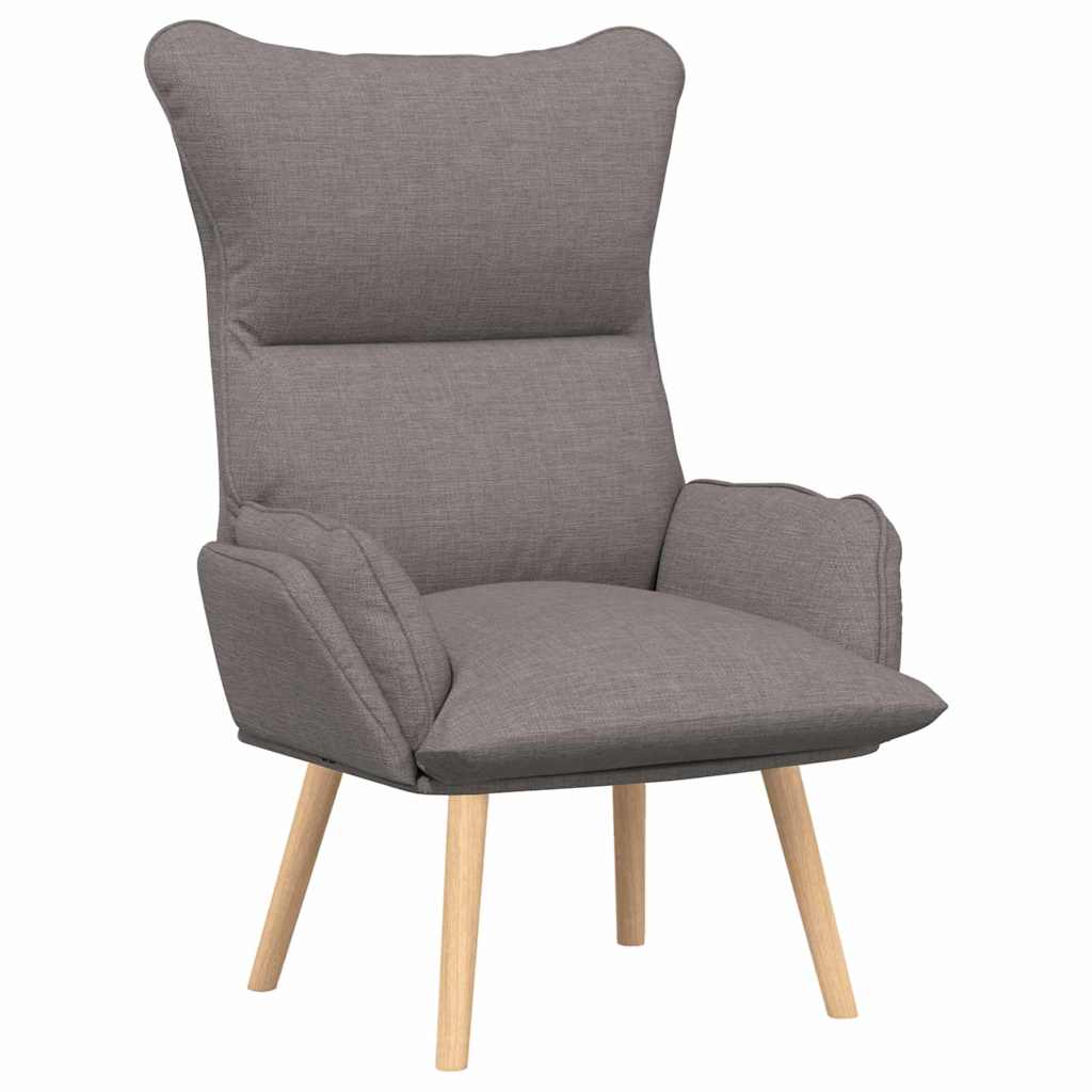 Fauteuil relaxant Taupe 69 x 74 x 93 cm tissu - XIOS