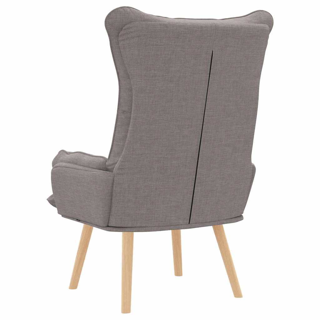 Fauteuil relaxant Taupe 69 x 74 x 93 cm tissu - XIOS