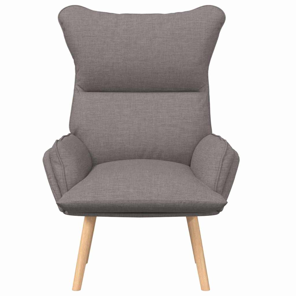 Fauteuil relaxant Taupe 69 x 74 x 93 cm tissu - XIOS