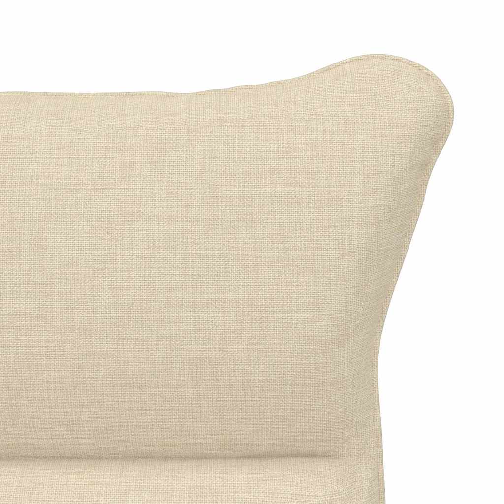 Fauteuil relaxant Crème 69 x 74 x 93 cm tissu - XIOS