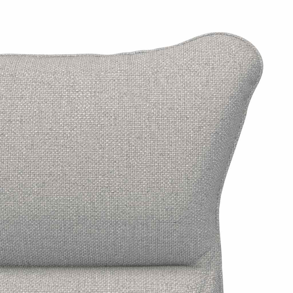 Fauteuil relaxant Gris nuage 69 x 74 x 93 cm tissu - XIOS