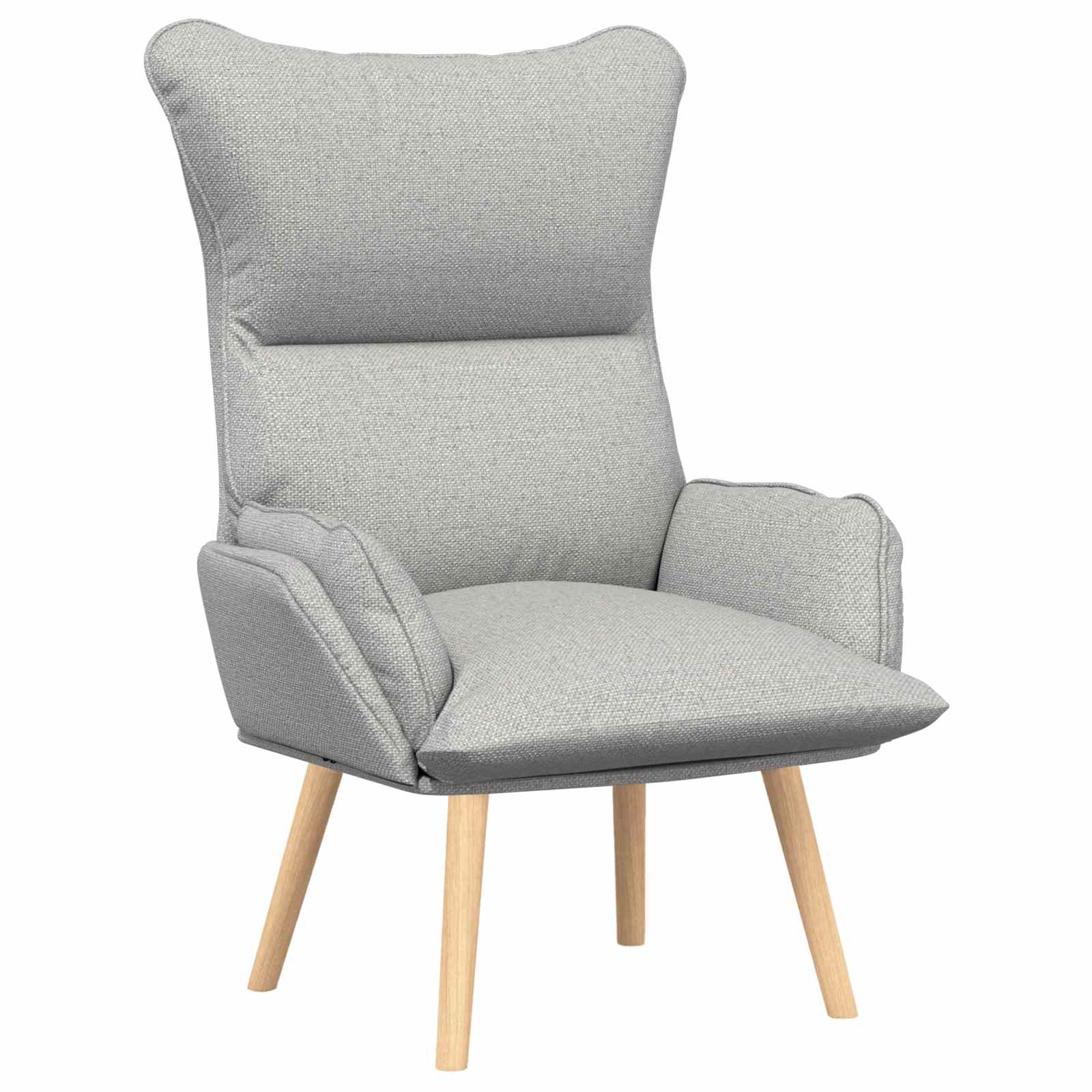 fauteuil Gris nuage Tissu et Contreplaqué - XIOS