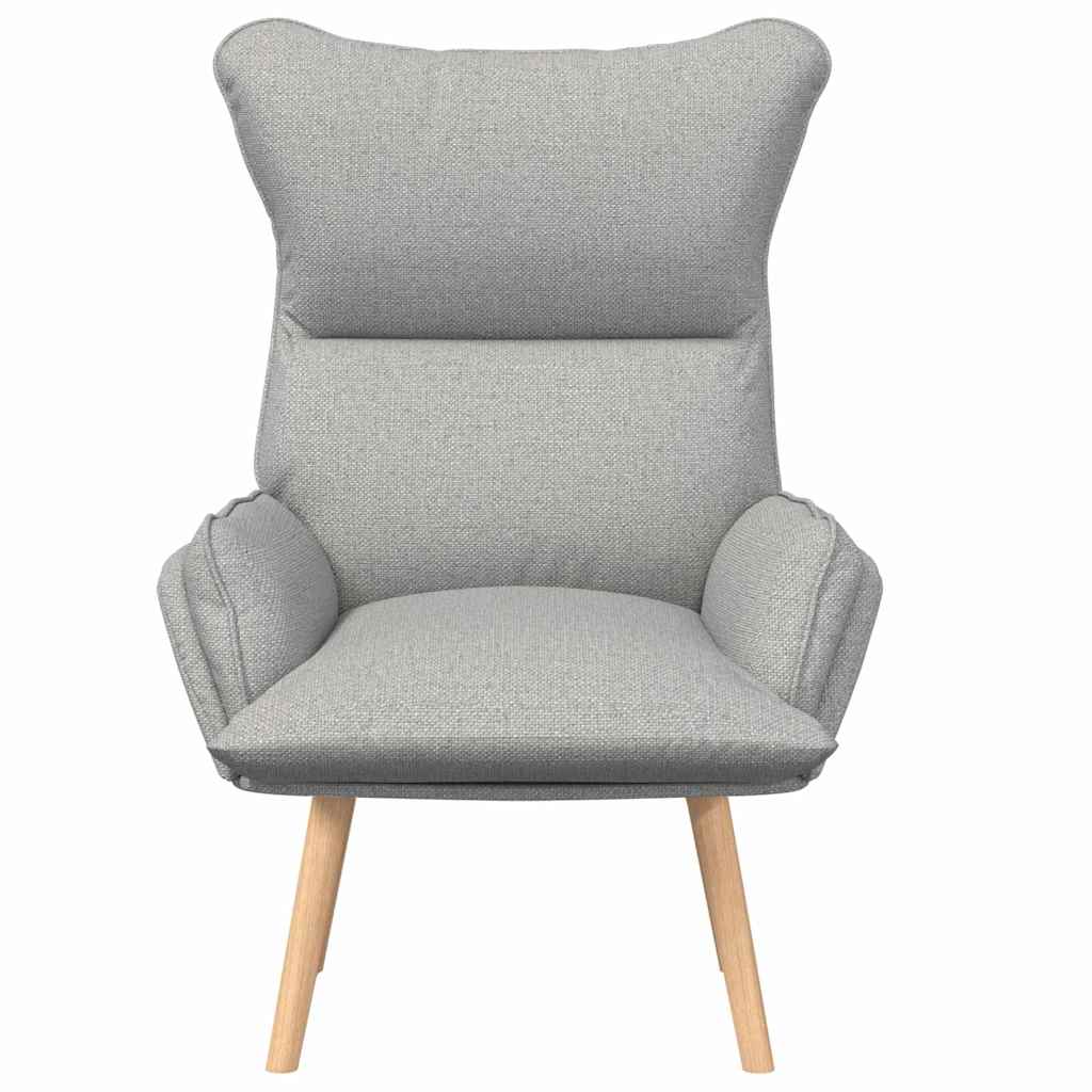 Fauteuil relaxant Gris nuage 69 x 74 x 93 cm tissu - XIOS