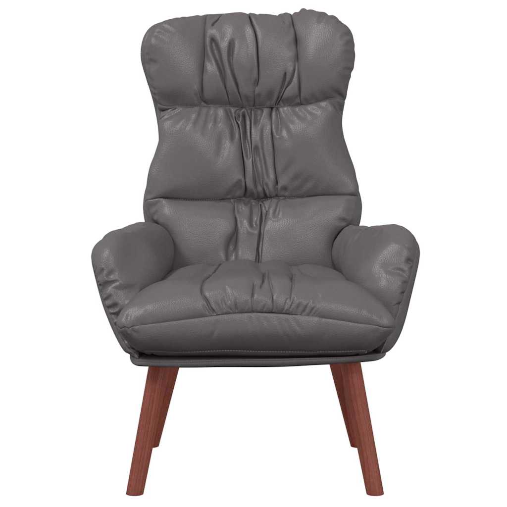 Fauteuil relaxant Gris 69 x 74 x 93 cm Faux cuir - XIOS