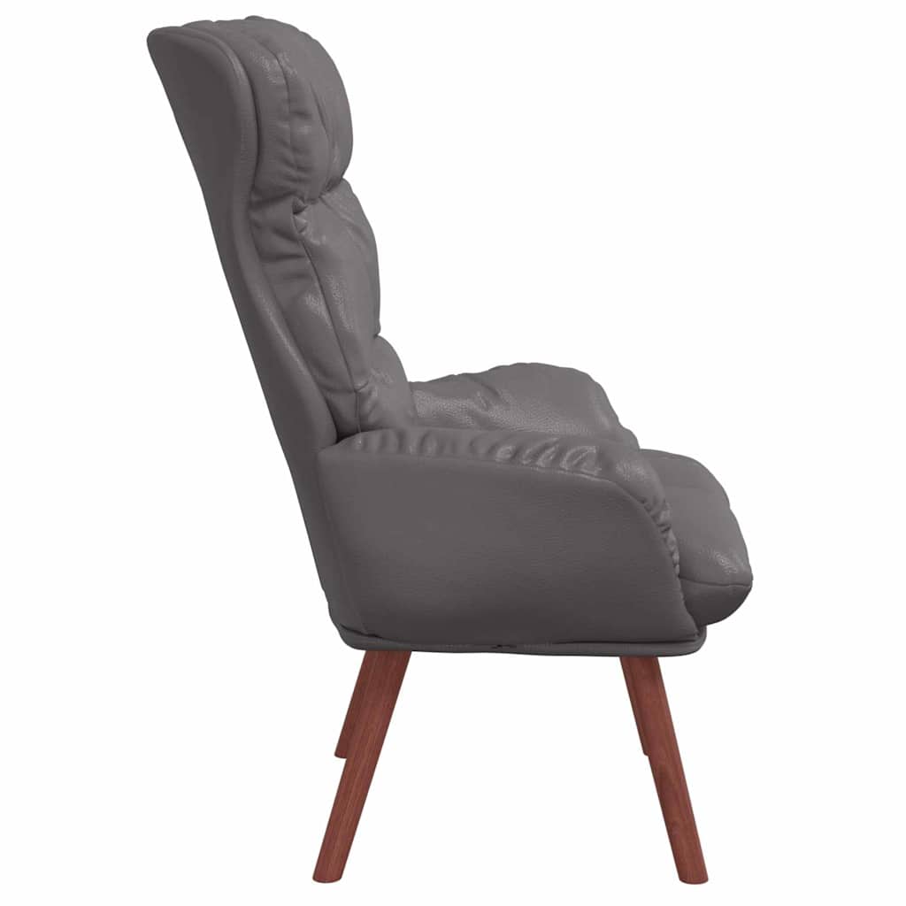 Fauteuil relaxant Gris 69 x 74 x 93 cm Faux cuir - XIOS