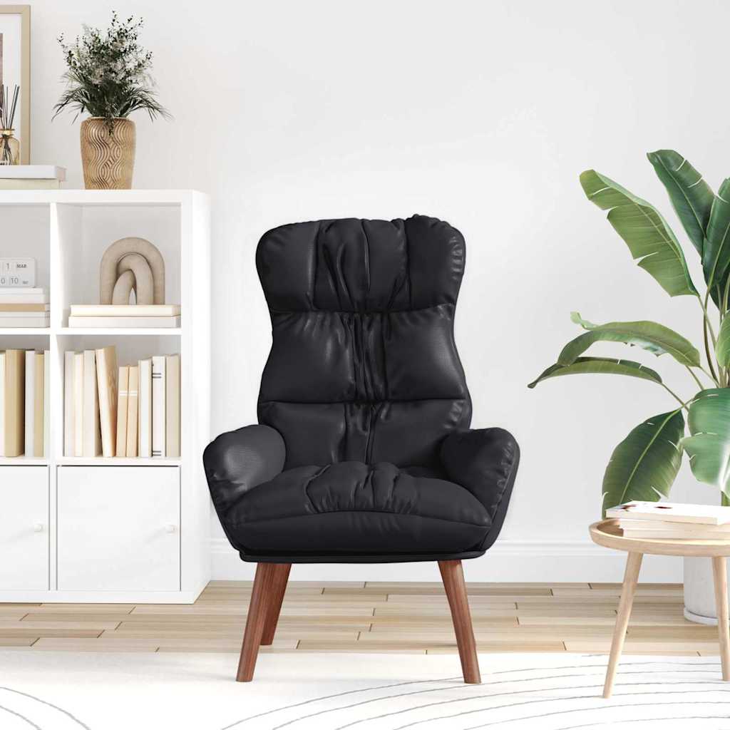 Fauteuil relaxant Noir 69 x 74 x 93 cm Faux cuir - XIOS