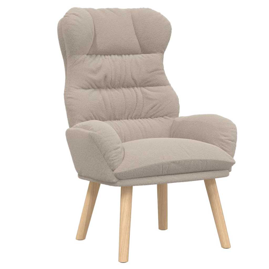 Fauteuil relaxant Gris clair 69 x 74 x 93 cm tissu - XIOS