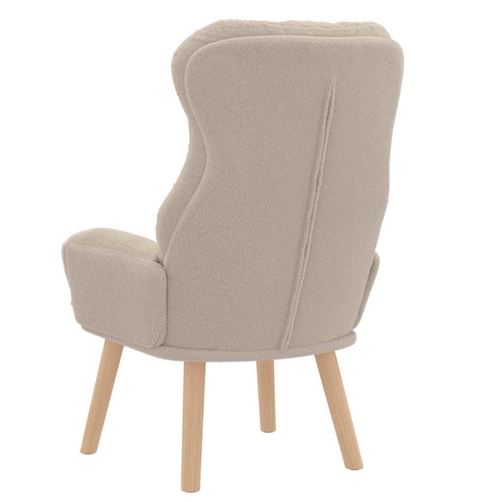 Fauteuil relaxant Gris clair 69 x 74 x 93 cm tissu - XIOS