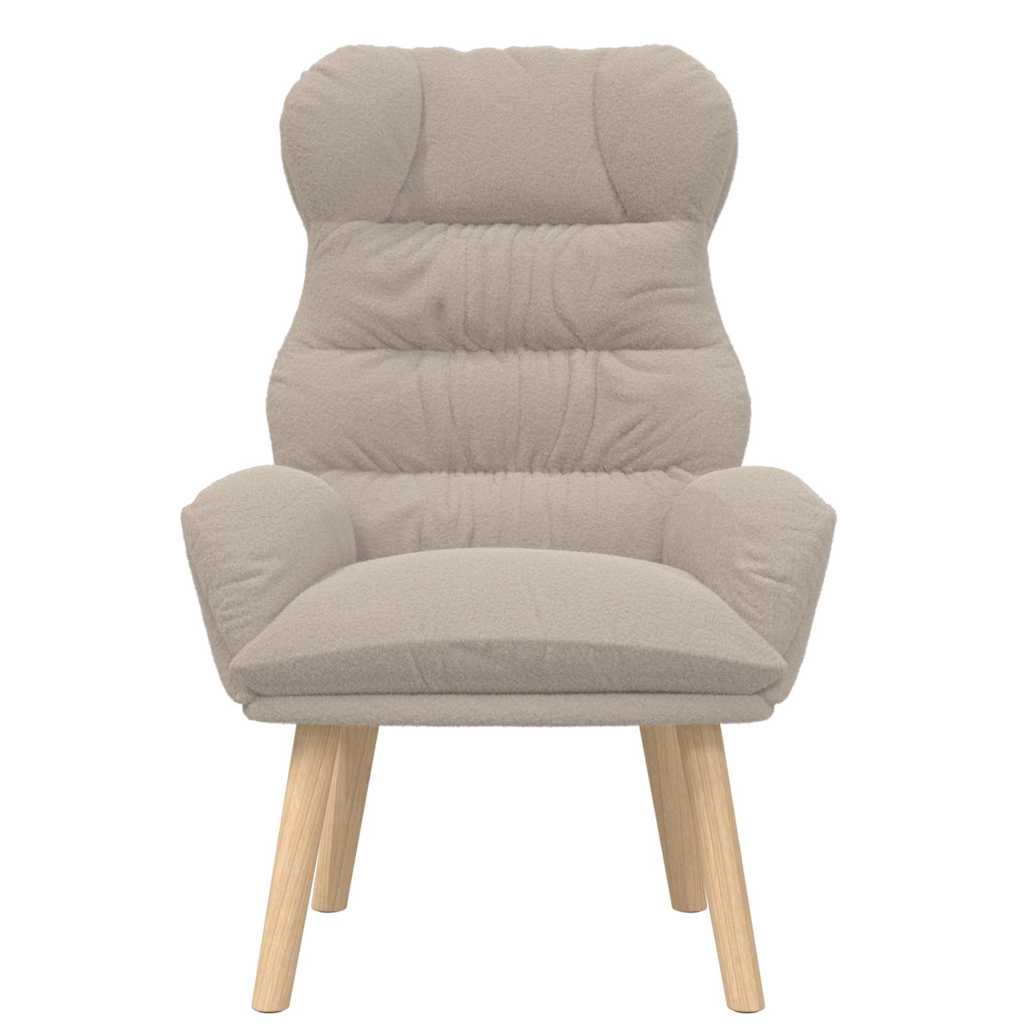 Fauteuil relaxant Gris clair 69 x 74 x 93 cm tissu - XIOS