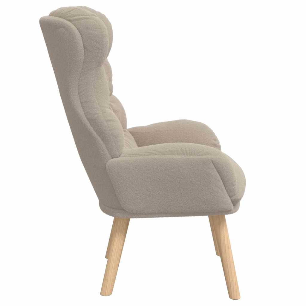 Fauteuil relaxant Gris clair 69 x 74 x 93 cm tissu - XIOS