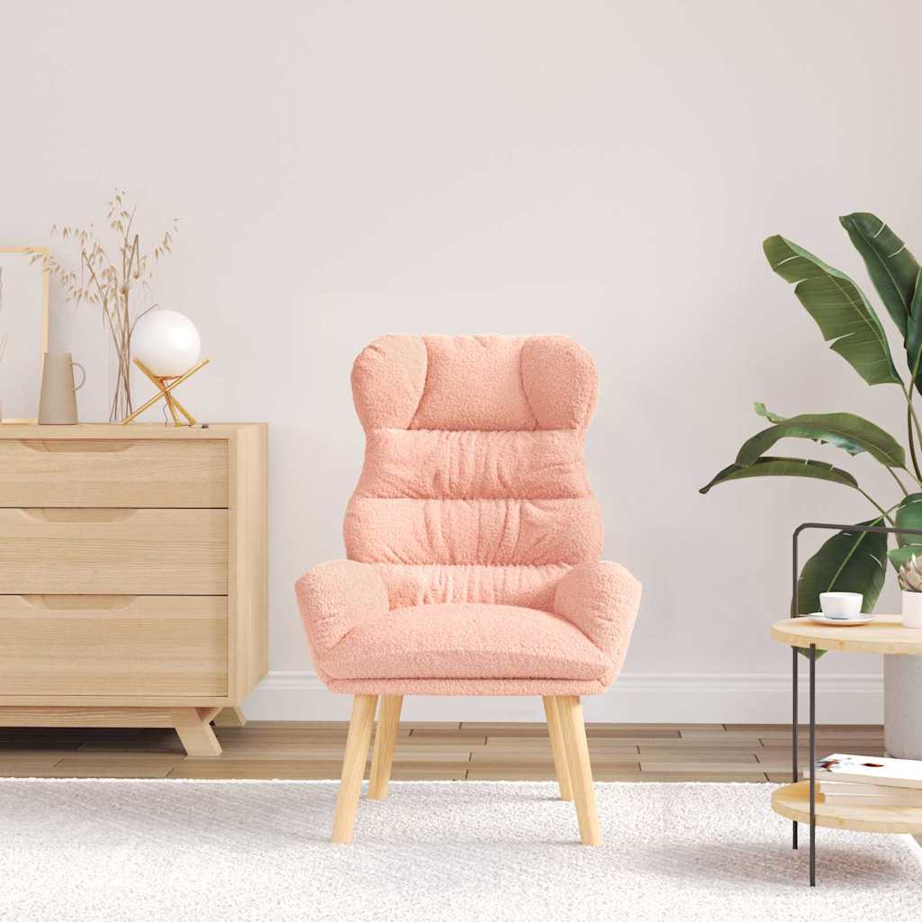 Fauteuil relaxant Rose 69 x 74 x 93 cm tissu - XIOS