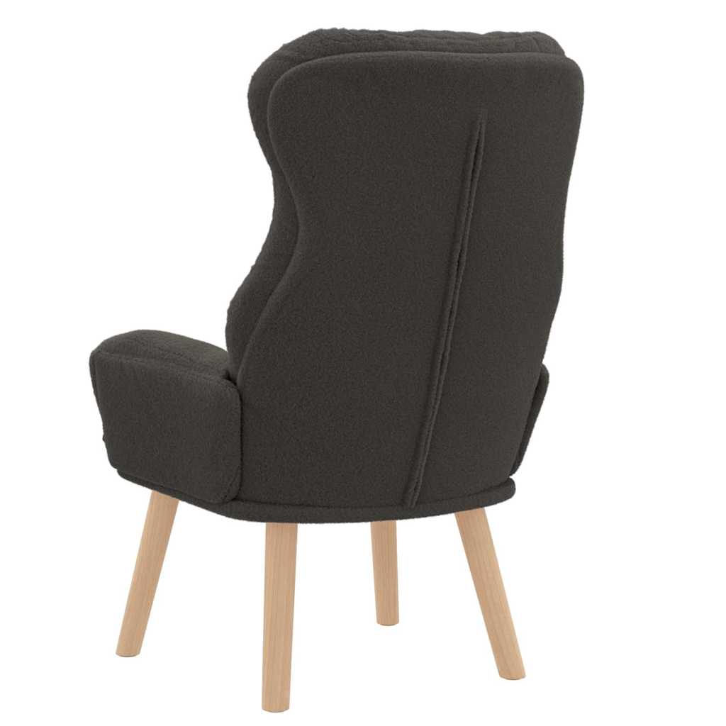 fauteuil Gris foncé 69 x 74 x 93 cm Tissu Sherpa - XIOS
