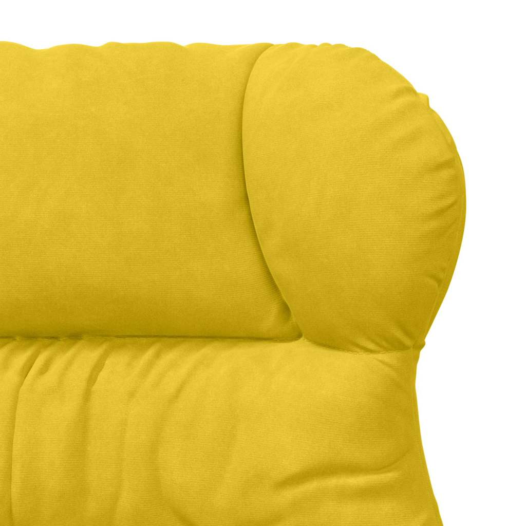 Fauteuil relaxant Jaune 69 x 74 x 93 cm Velours - XIOS