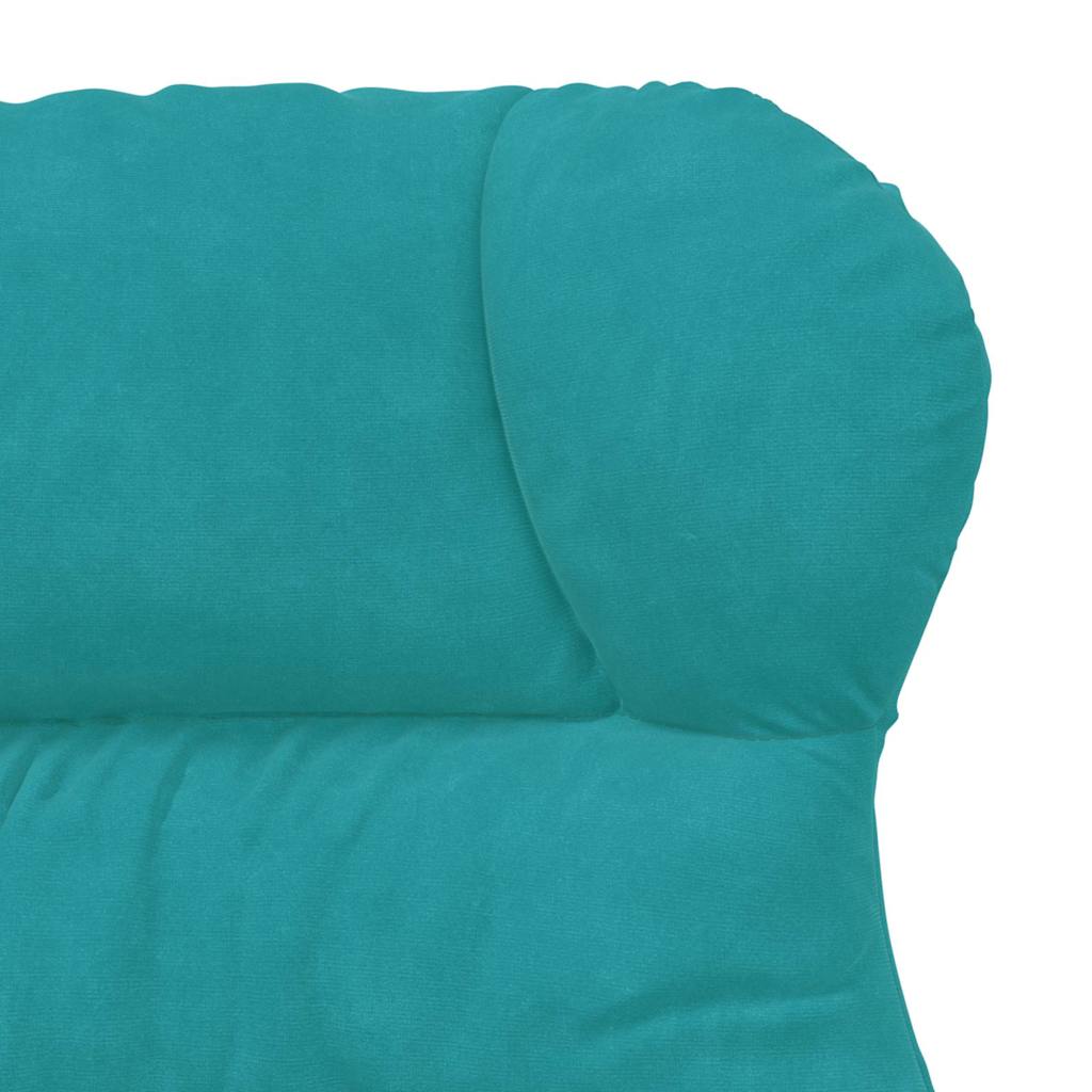 Fauteuil relaxant Turquoise 69 x 74 x 93 cm Velours - XIOS