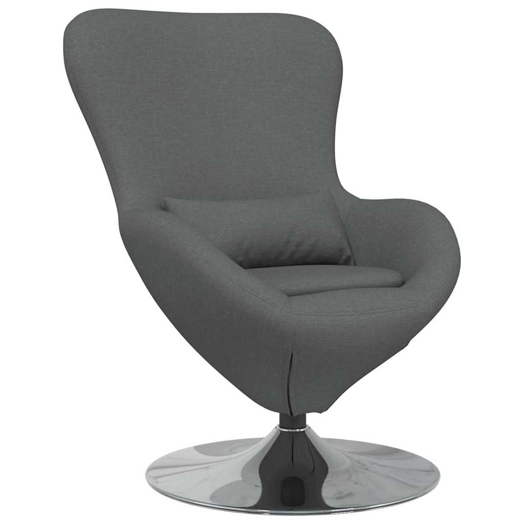 Fauteuil œuf Gris foncé 63 x 73 x 90 cm tissu - XIOS