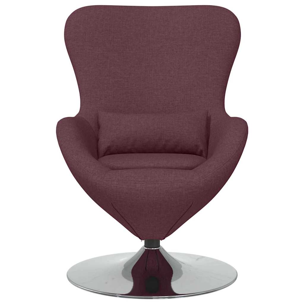 Fauteuil œuf Violet 63 x 73 x 90 cm tissu - XIOS
