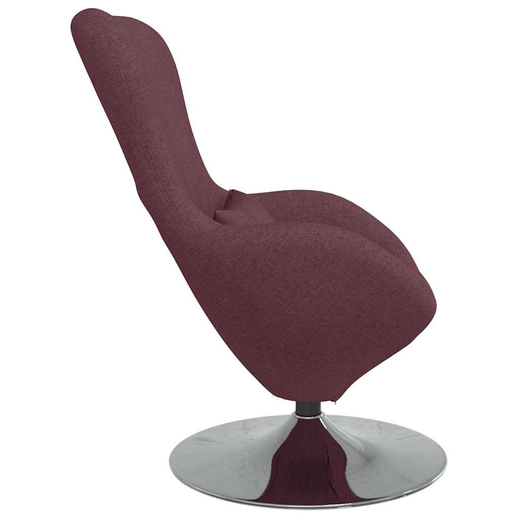 Fauteuil œuf Violet 63 x 73 x 90 cm tissu - XIOS
