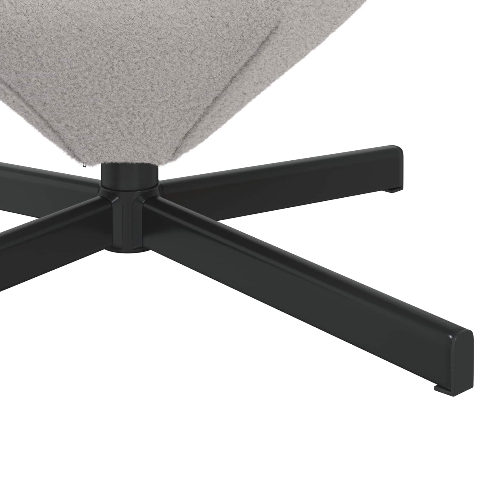 Fauteuil œuf Gris clair 63 x 73 x 90 cm tissu - XIOS