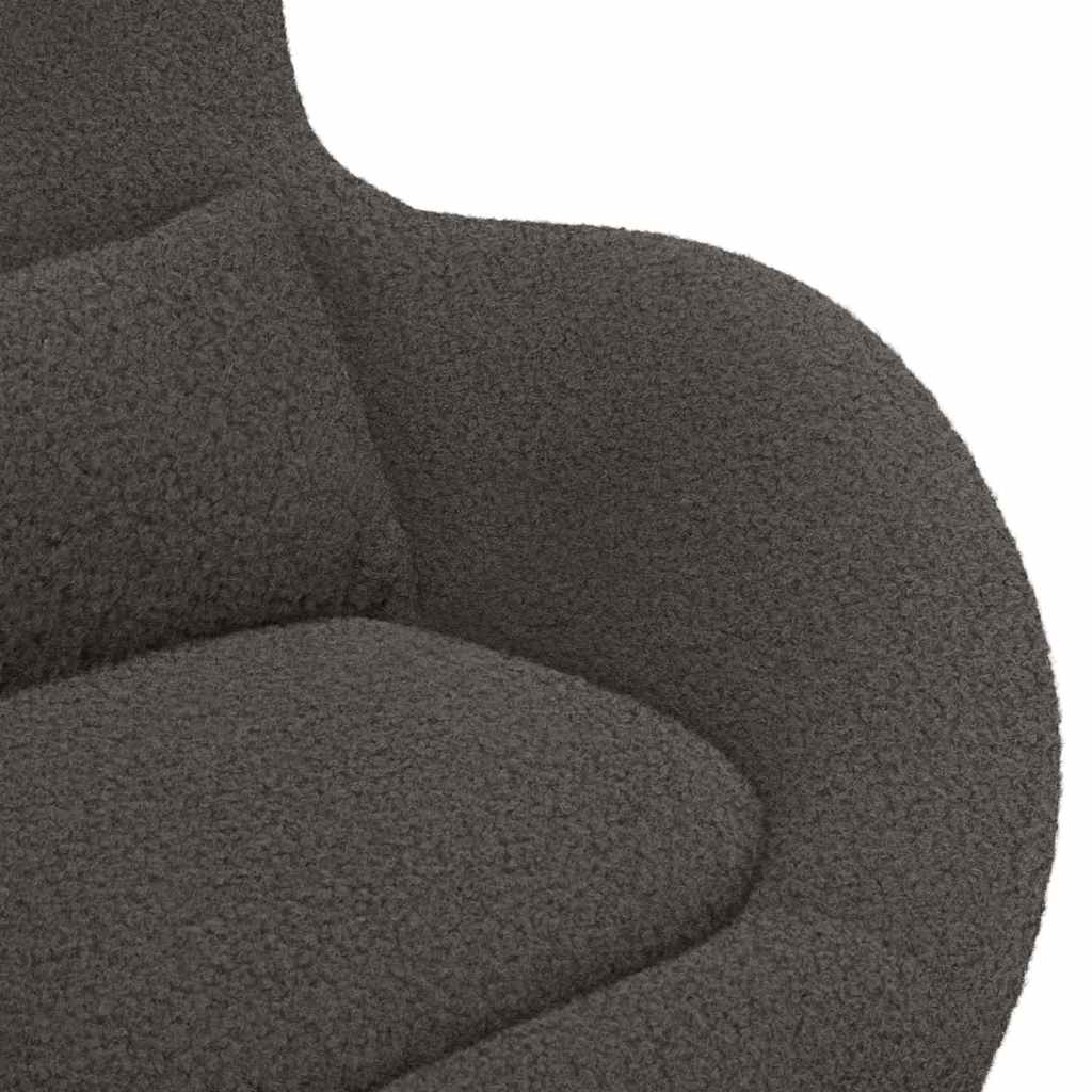 Fauteuil œuf Gris foncé 63 x 73 x 90 cm tissu - XIOS