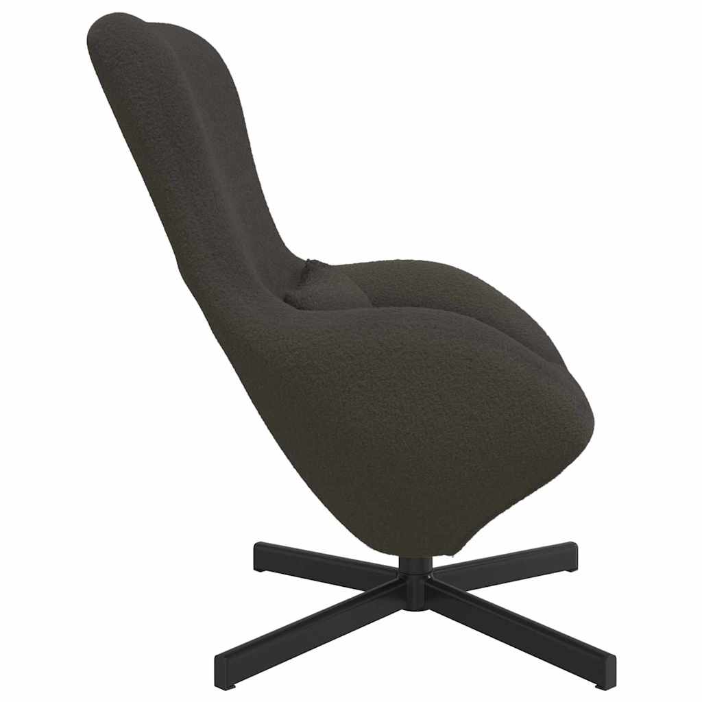 Fauteuil œuf Gris foncé 63 x 73 x 90 cm tissu - XIOS